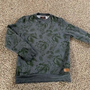 Botanical print crewneck